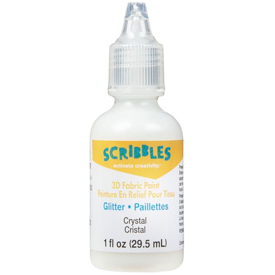 Picture of 54301 3D Fabric Paint Glittering Crystal 1 oz.