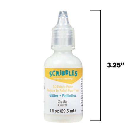 Picture of 54301 3D Fabric Paint Glittering Crystal 1 oz.