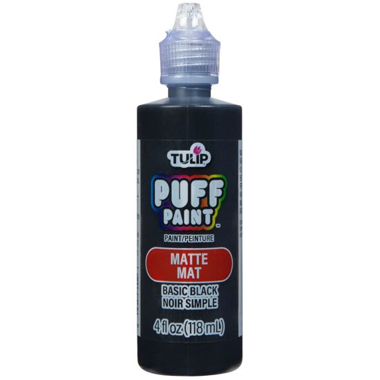 Picture of 15563 Tulip Dimensional Fabric Paint Matte Basic Black 4 oz.