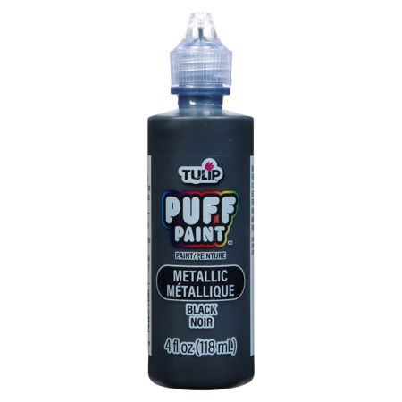 Picture of 17373 Tulip Dimensional Fabric Paint Metallics Black 4 oz.