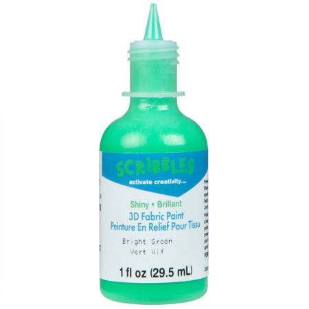 Picture of 54134 3D Fabric Paint Bright Green 1 oz.