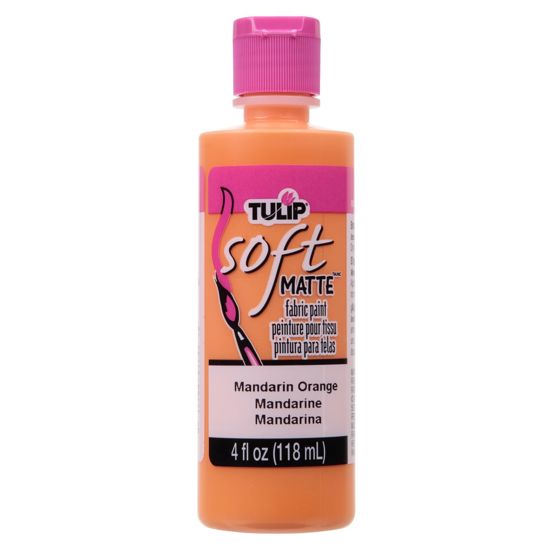 Picture of 21733 Brush-On Fabric Paint Mandarin Orange Matte 4 oz.