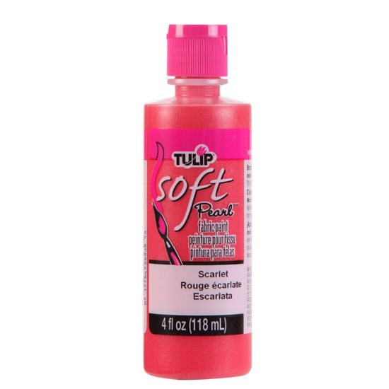 Picture of 26539 Brush-On Fabric Paint Scarlet Pearl 4 oz.