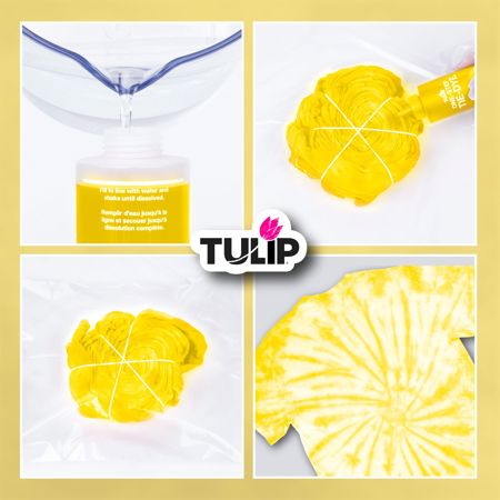 Picture of 21549 Tulip Yellow 1-Color Tie-Dye Kit