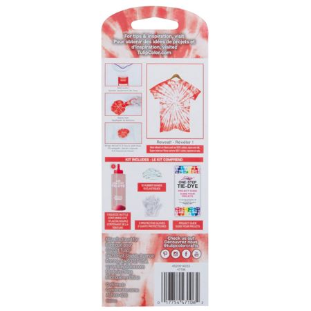 Picture of 47106                               ONE STEP TIE DYE CORAL                            