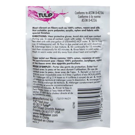 Picture of 42740 Tulip® Permanent Fabric Dye Bright Red