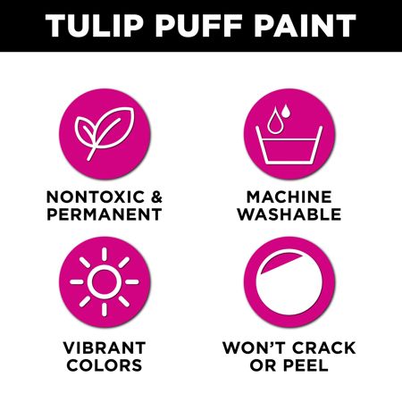 Picture of 29022 Tulip Dimensional Fabric Paint Glow Blue 4 oz.
