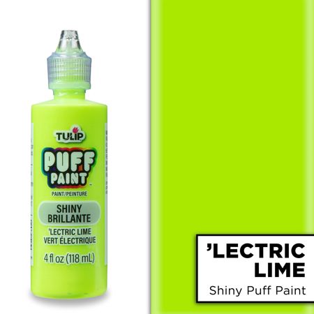Picture of 26523 Tulip Dimensional Fabric Paint Slick Lectric Lime 4 oz.