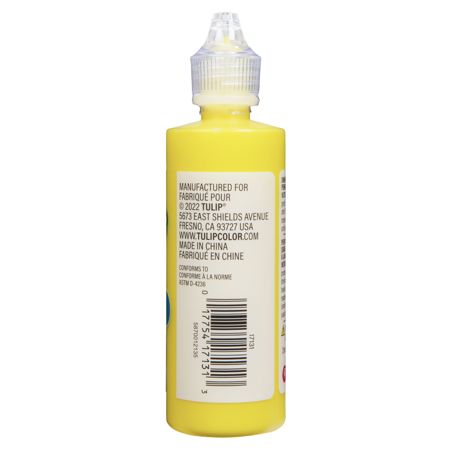 Picture of 17131 Tulip Dimensional Fabric Paint Puffy Yellow 4 oz.