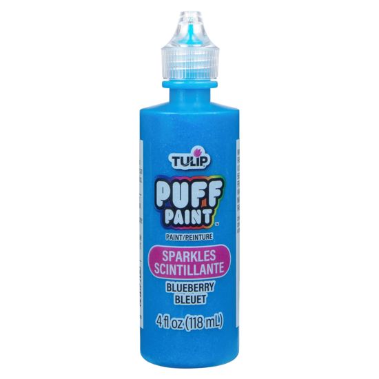 Picture of 20744 Tulip Dimensional Fabric Paint Sparkles Blueberry 4 oz.