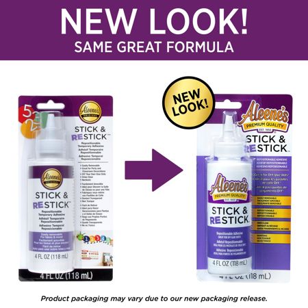 Picture of 43233 Aleene's Stick & Restick Repositionable Temporary Adhesive 4 fl. oz.