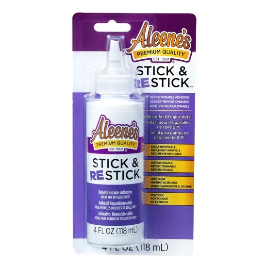 Picture of 43233 Aleene's Stick & Restick Repositionable Temporary Adhesive 4 fl. oz.