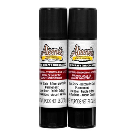 Picture of 43239 Aleene's DIY Craft Industrial-Strength Glue Sticks 2 Pack (contents with lids)