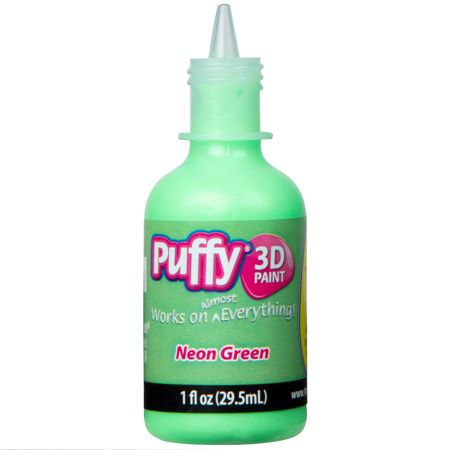Picture of 31839 Puffy 3D Paint Neon Green 1 oz.